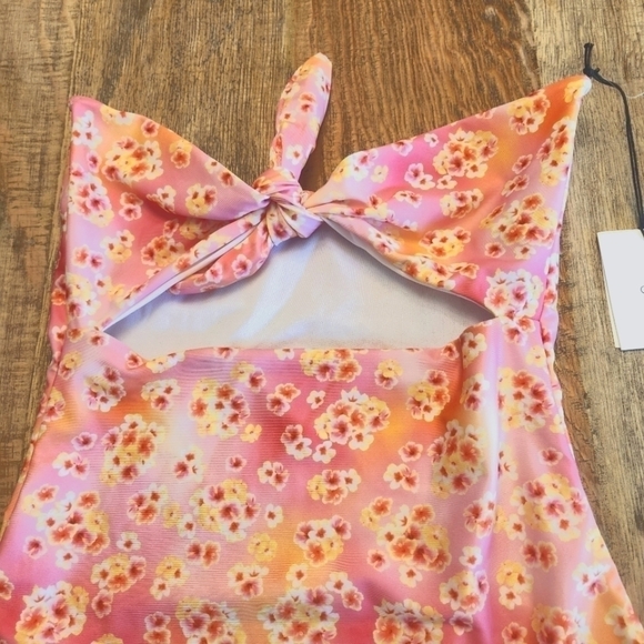 New Onia Marie Tie front One-Piece Swimsuit - Picture 2 of 7